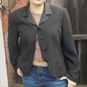 Le Suit Black Blazer size 10